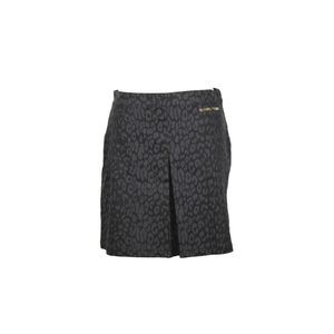 BLUGIRL FOLIES Black Mini Skirt 8 Leopard NWT $285